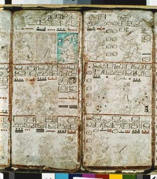 Codexteil Ar, fol. 11 und 12, Ritual- und Weissagungskalender