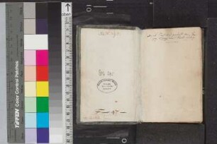 Notiz von Bibliothekar Kräuter