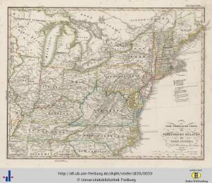 Der Nördliche Theil der Vereinigten Staaten von Nord-America.
