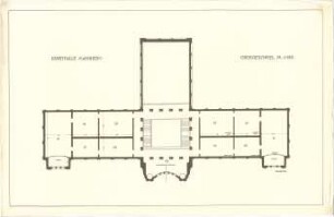 Billing, Hermann; Mannheim (Baden-Württemberg); Kunsthalle - Grundriss OG