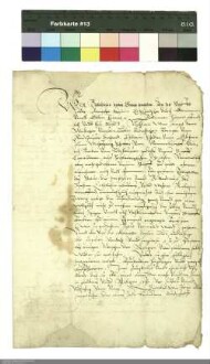Zeugnis Balthasars [von Dernbach], Abt von Fulda, hinsichtlich des Ketzereiverdachts gegen den Dechanten und einige Kapitulare