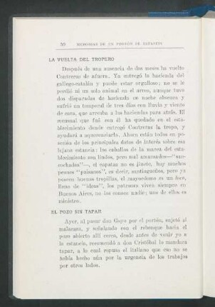 La vuelta del tropero