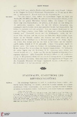 Stadtmauer, Stadttore und Befestigungstürme
