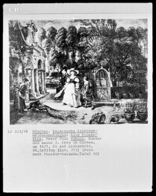 Rubens und seine zweite Frau im Garten