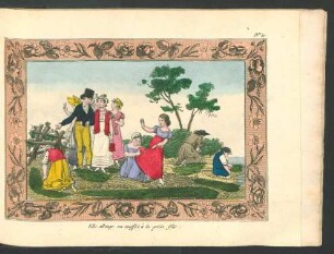 Tafel: Elle allonge un soufflet à la petite fille.