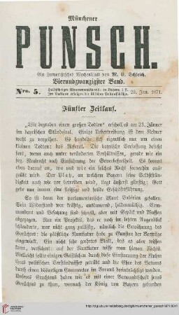 Nro. 5 (29. Januar 1871)