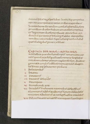 Capitula dom karoli imperatoris