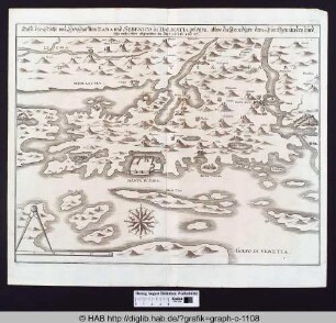 Tafel der Stätte und Herschafften Zara und Sebenico in Dalmatia gelegen, allwo die Venediger dem Türckhen underschiedliche veste Örther abgenommen im Jahr 1646. und 47