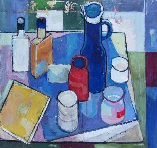 Stillleben mit blauem Krug II