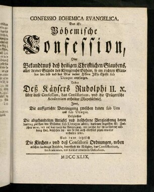 1-119, Boehmische Confession