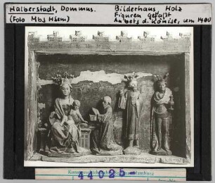Halberstadt, Dom: Anbetung der Könige. Um 1400