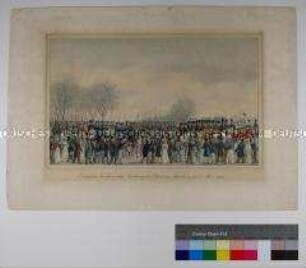 Einzug der Kosaken unter Anführung des Obristen von Tettenborn am 18. März 1813 (Nr. 23 einer Folge)