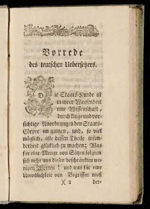 Vorrede des teutschen Uebersetzers