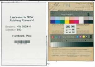 Entnazifizierung Paul Hambrock , geb. 02.03.1899 (Finanzbeamter)