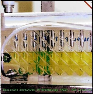 Mischabsetzer (Mixer-Settler) im Institut für Heiße Chemie (IHCh)