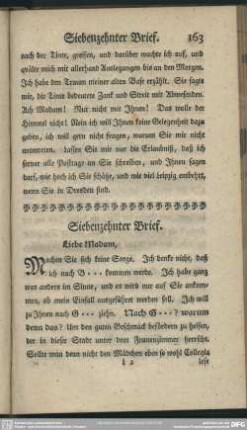 Siebenzehnter Brief