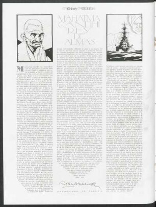 Mahatma Gandhi, rey de almas