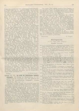 333-334 [Rezension] Schoel, Alb., Zur Kritik der Herbartischen Religionsphilosophie