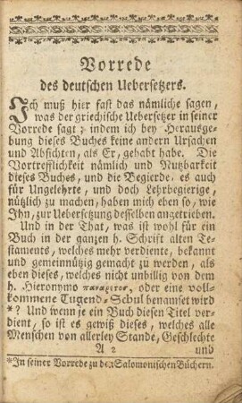 Vorrede des deutschen Uebersetzers