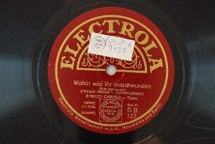 Wohin seid ihr entschwunden : (Arie des Lenski) ; ("Eugen Onegin") / (Tschaikowsky)