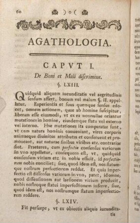 Capvt I. De Boni et Mali discrimine.