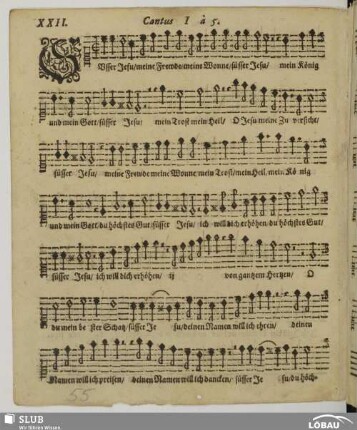 XXII. Süsser Jesu