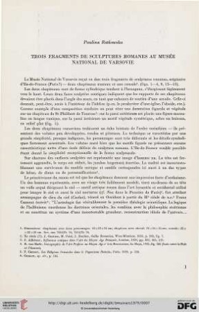 20: Trois fragments de sculptures romanes au Musée National de Varsovie