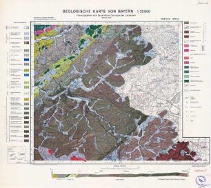 5738 5739 Rehau, Geologische Karte von Bayern 1:25000