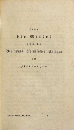 Th. G. von Hippel's sämmtliche Werke, 11. Kleinere Schriften