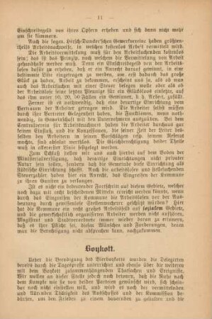 Boykott.
