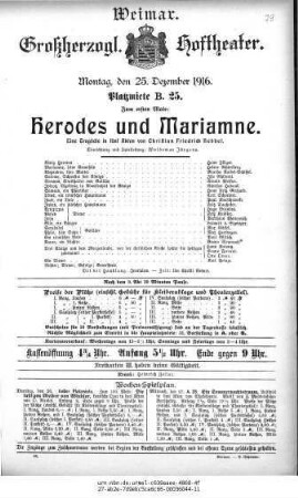Herodes und Mariamne