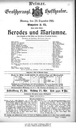 Herodes und Mariamne