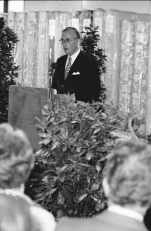 Freiburg: Eröffnungsfeier; Ansprache: Dr. Holzhausen