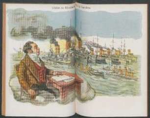 Visión de Rivadavia: En la bandera - [Dibujo]