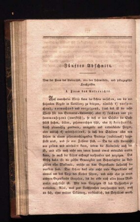 Fünfter Abschnitt.