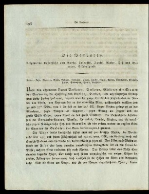 Die Barbarey