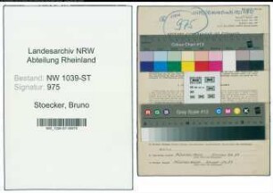 Entnazifizierung Bruno Stoecker , geb. 09.04.1904 (Verwaltungsangestellter)