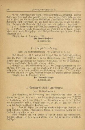 10. Polizeiverordnung