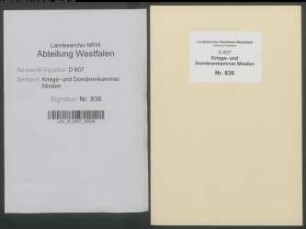 Amt Reineberg - Vogtei Levern - Bauerschaft Levern: Unterlagen der Revisionskommission