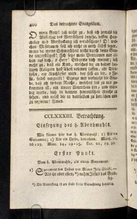 400-411, Einsetzung des h. Abendmahls.