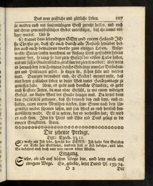 107-118, Die zehnte Predigt