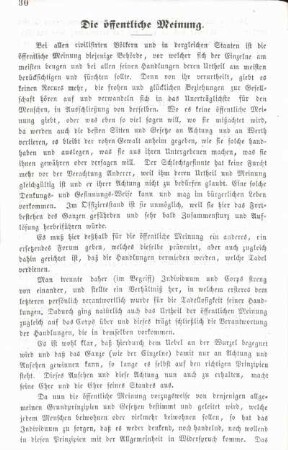 Die öffentliche Meinung.