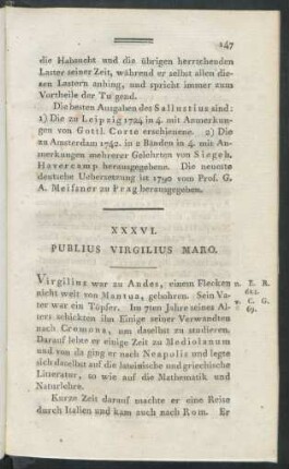 XXXVI. Publius Virgilius Maro