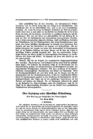 Über Erziehung unter öffentlicher Mitwirkung : ein Beitrag zu Geschichte der Staatsschule