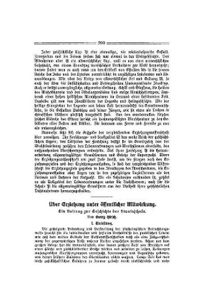 Über Erziehung unter öffentlicher Mitwirkung : ein Beitrag zu Geschichte der Staatsschule