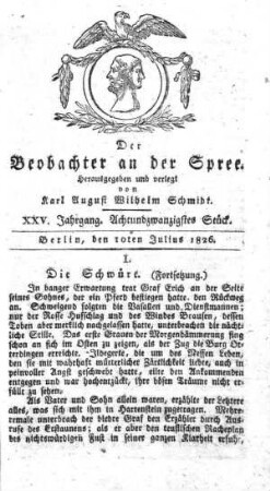 28. Stueck, 10. Juli 1826