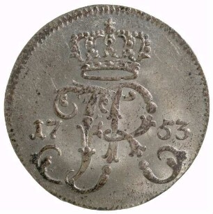 Münze, Groschen, 1753