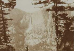 Yosemite Valley: the "Yosemite Fall" (790 meters) : Mr. Lang