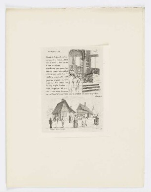 Angleterre - Champ de Mars Cottages, Blatt 17 der Folge "L’Exposition Universelle 1878"