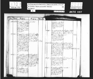 Registrande für das Jahr 1899